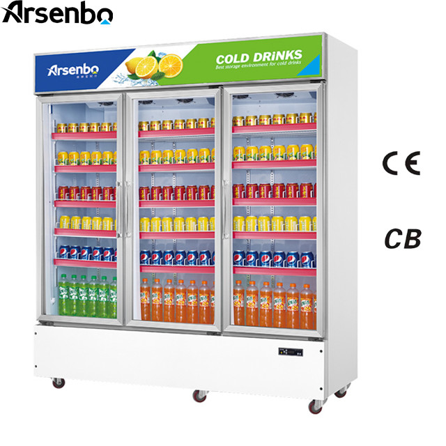 EMC 420W Commercial Beverage Refrigerator Painted Metal Material