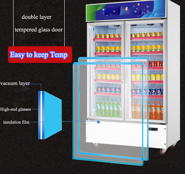 EMC 420W Commercial Beverage Refrigerator Painted Metal Material