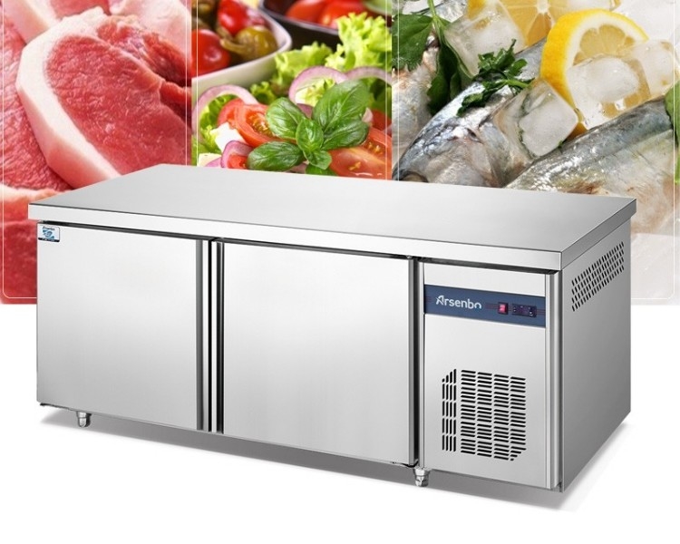 Antiwear 260L Under Counter Refrigerators Anticorrosive Stainless Steel